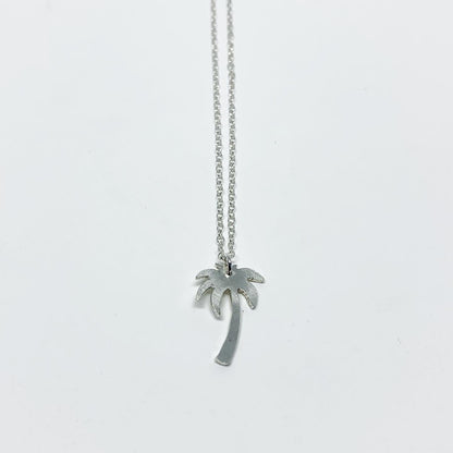 Palm Tree Charm Necklace