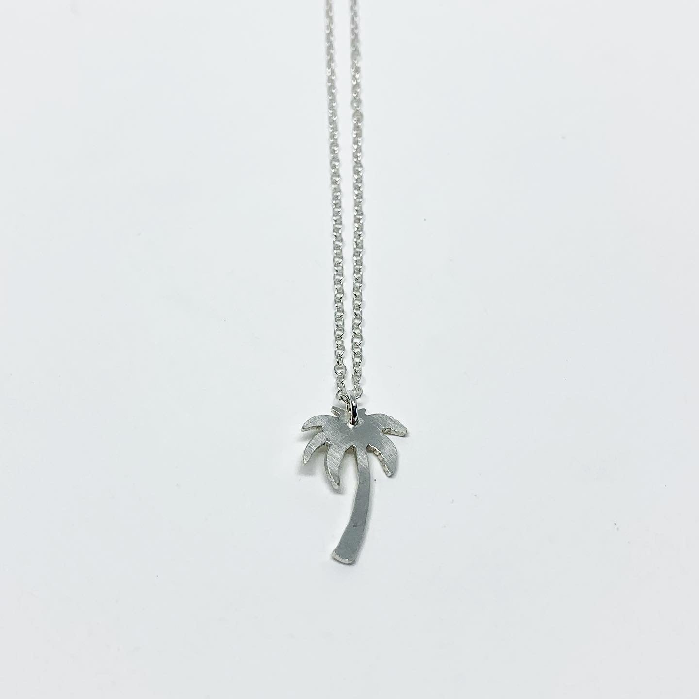 Palm Tree Charm Necklace