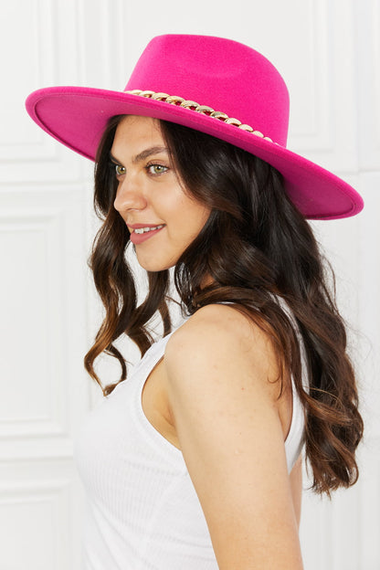 Fedora Hat in Pink