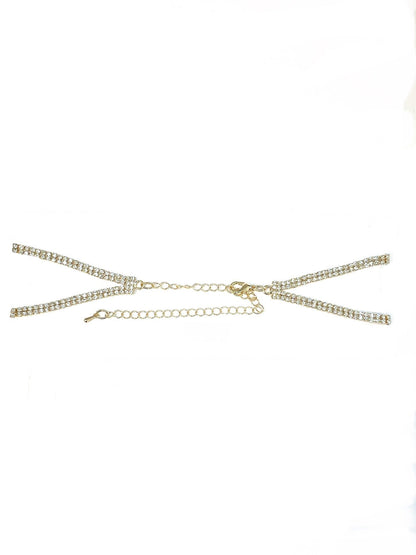 Rhinestone Choker Necklace