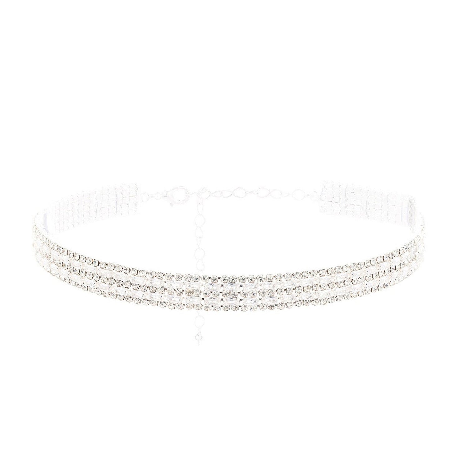 Crystal Baguette Choker