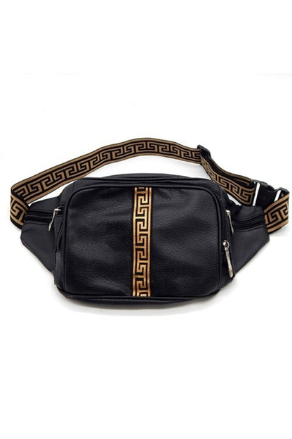 FANNY PACK  GREEK KEY ACCENT