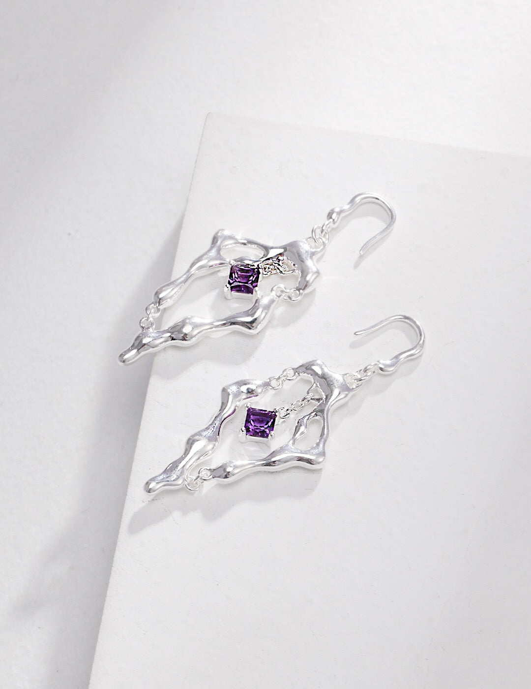 Amethyst Drop Earrings