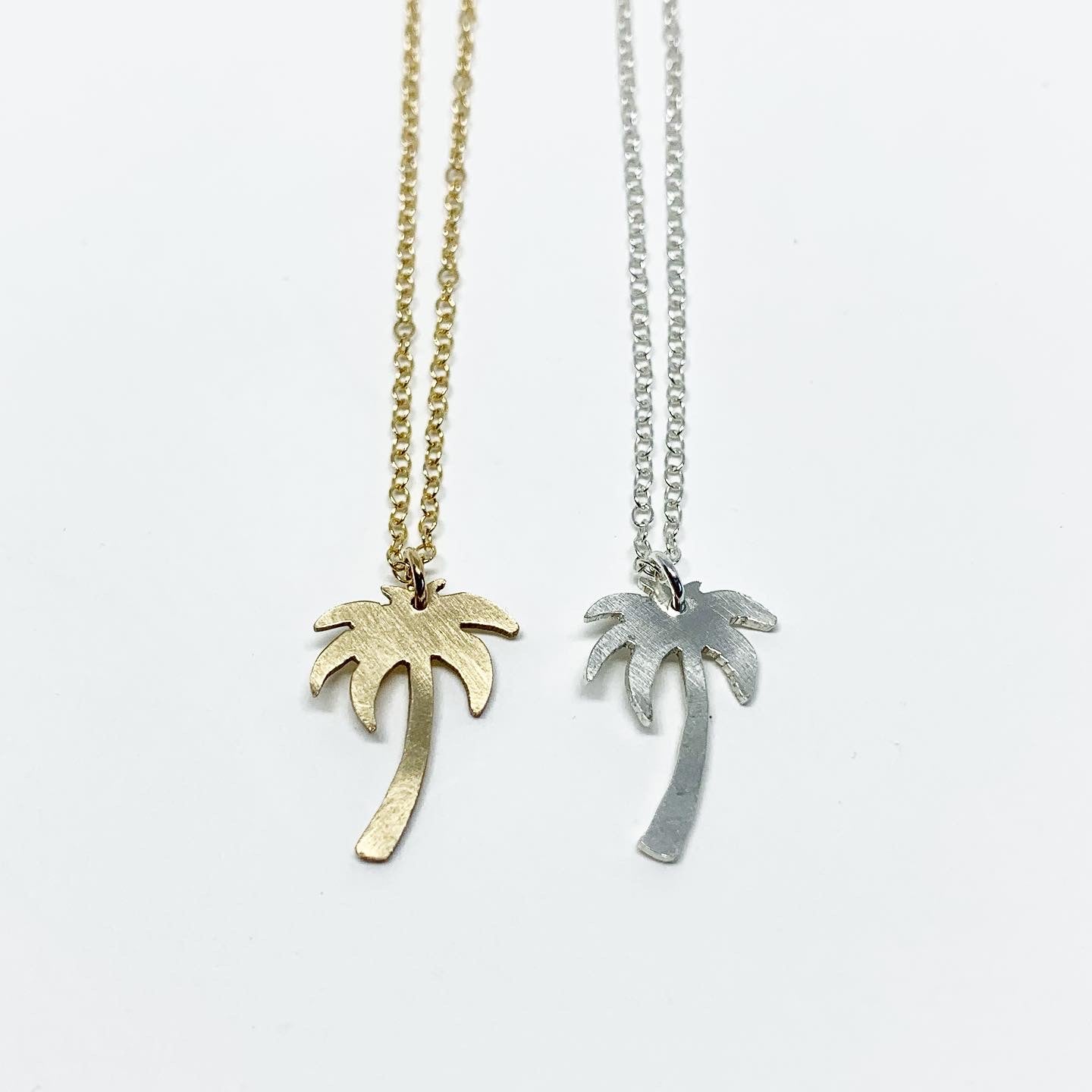 Palm Tree Charm Necklace