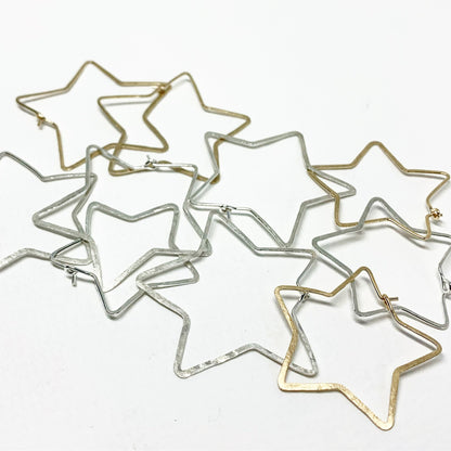 Star Hoops - Size Small