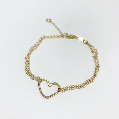 Heart Charm Bracelet