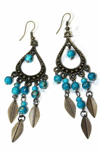 Free Spirit Leaf Dangler Earrings