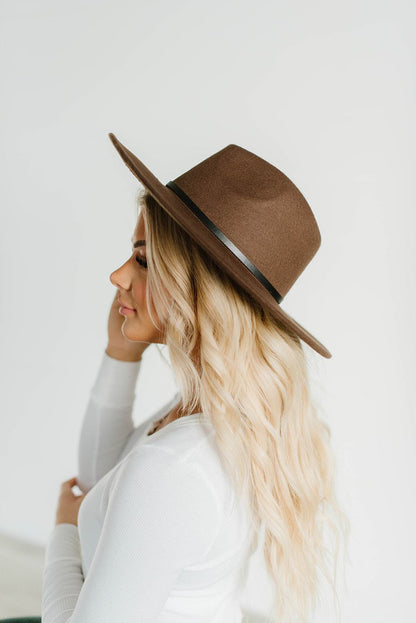 Wide Brim Felt Hat