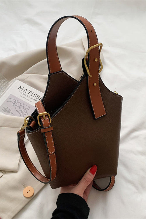 The Nandi Leather Bucket Bag