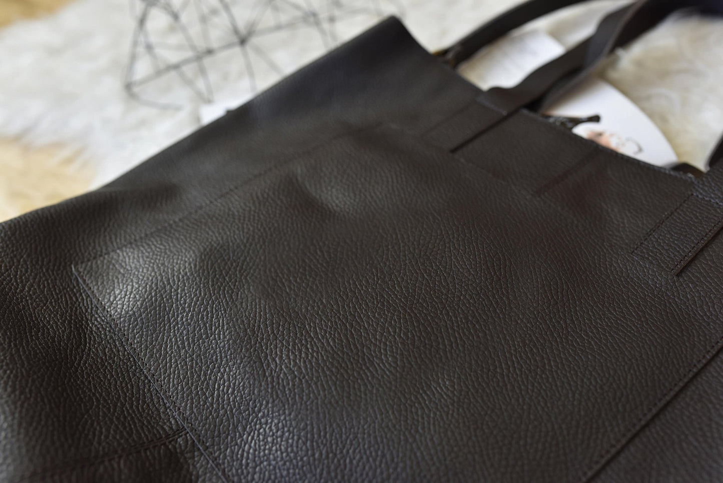 Journalist Tote (Genuine Leather)