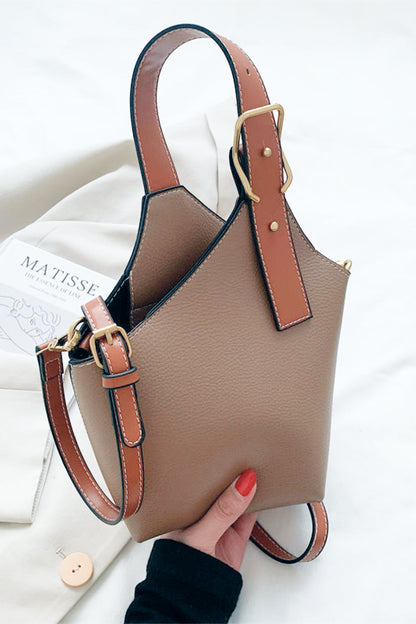 The Nandi Leather Bucket Bag