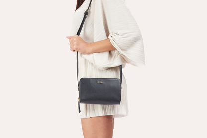 Zip Around Crossbody Pebble