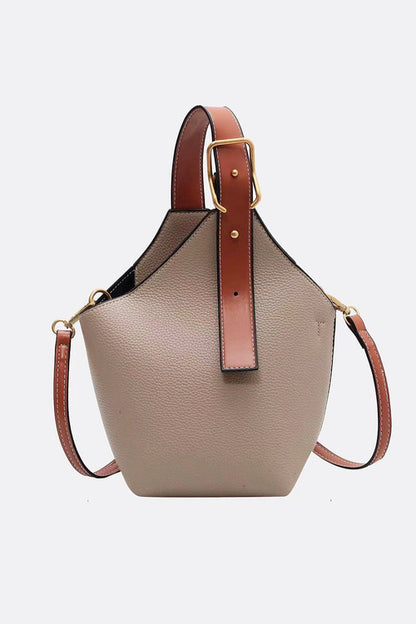 The Nandi Leather Bucket Bag