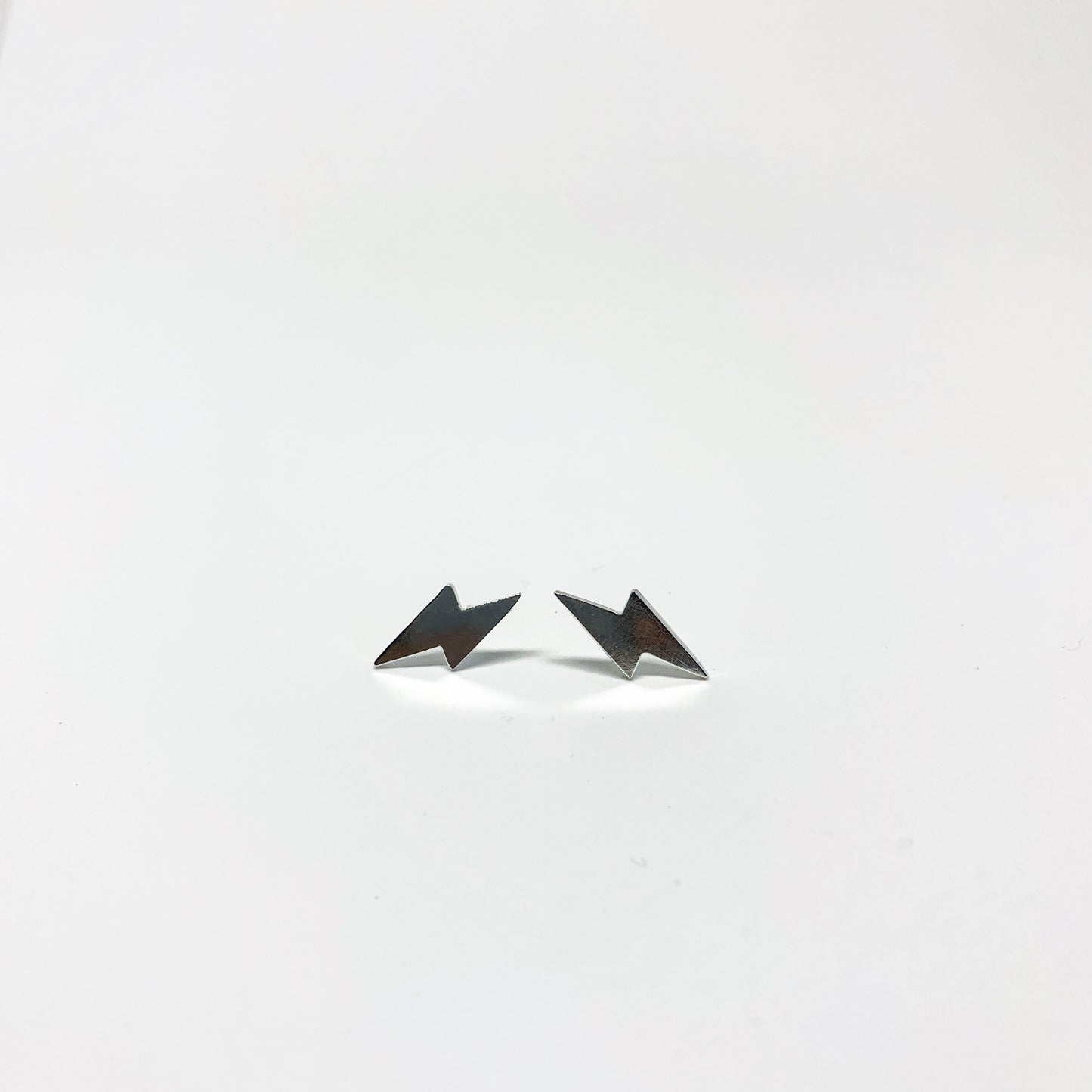 Mini Lightning Bolt Stud Earrings