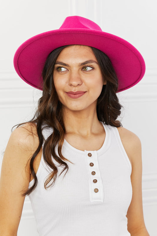 Fedora Hat in Pink