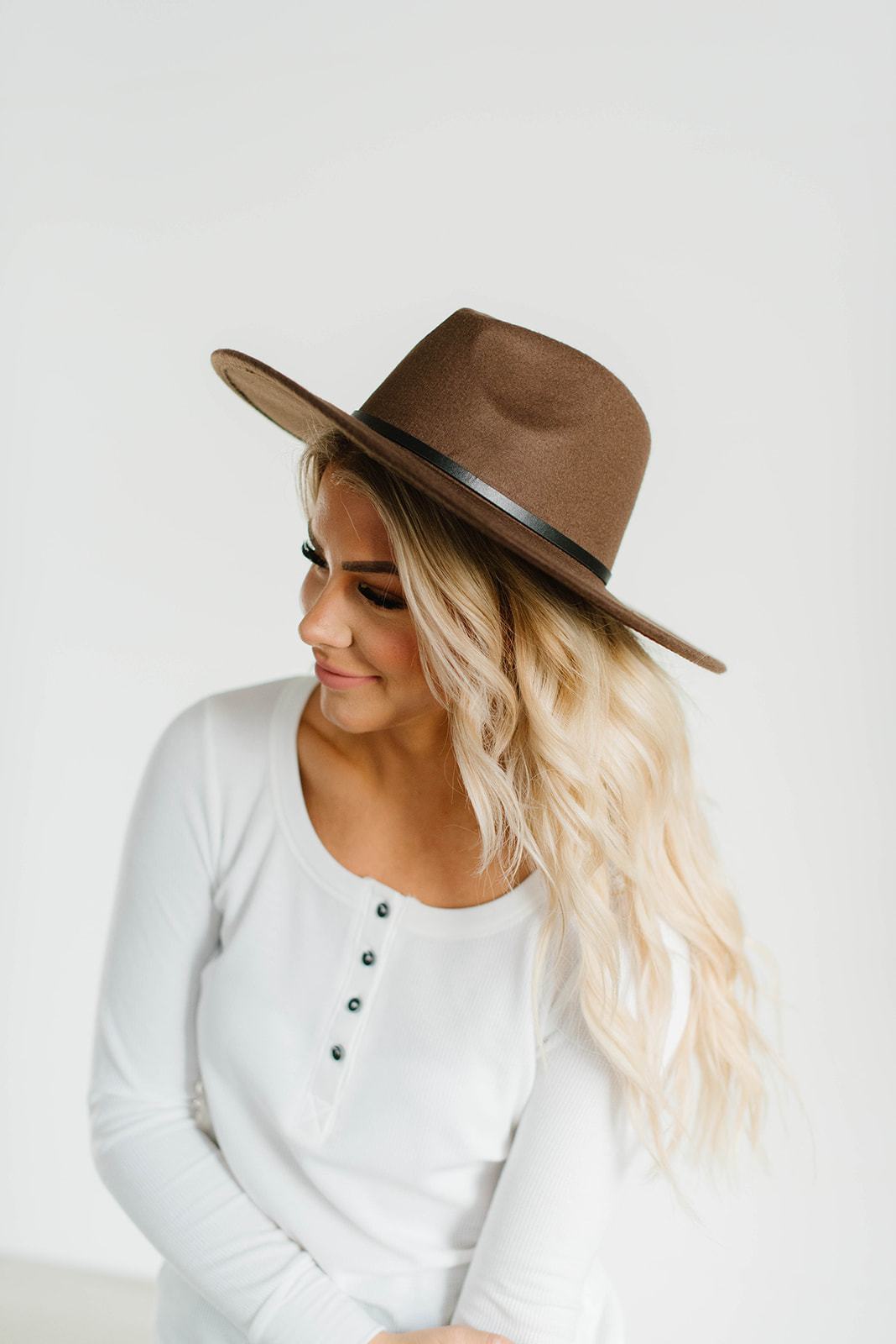 Wide Brim Felt Hat