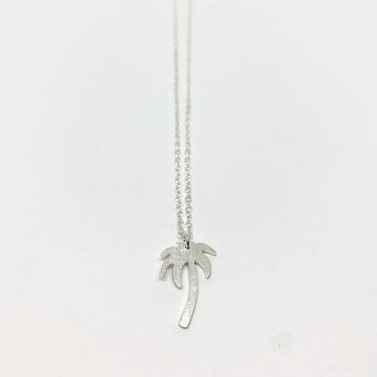 Palm Tree Charm Necklace