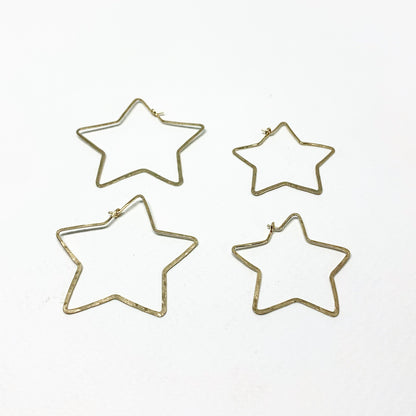 Star Hoops - Size Small