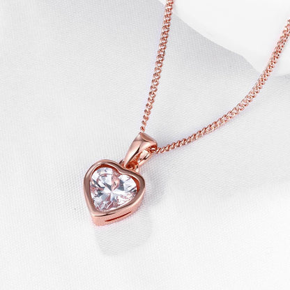 Classic Heart Shaped  Elements Necklace