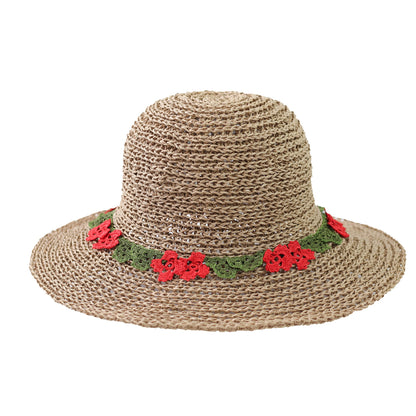 EVIE ARTISAN-MADE STRAW SUNHAT (100% Paper)