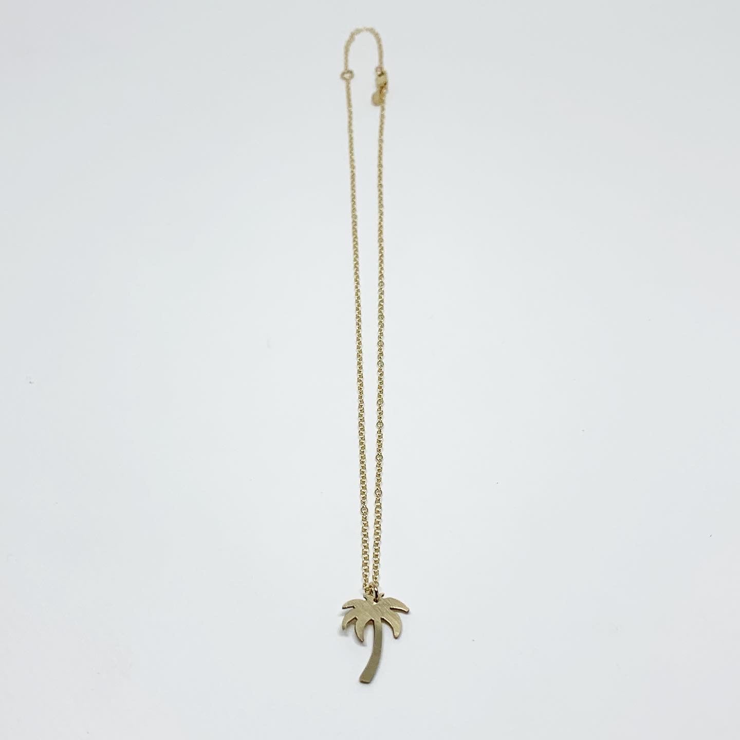 Palm Tree Charm Necklace