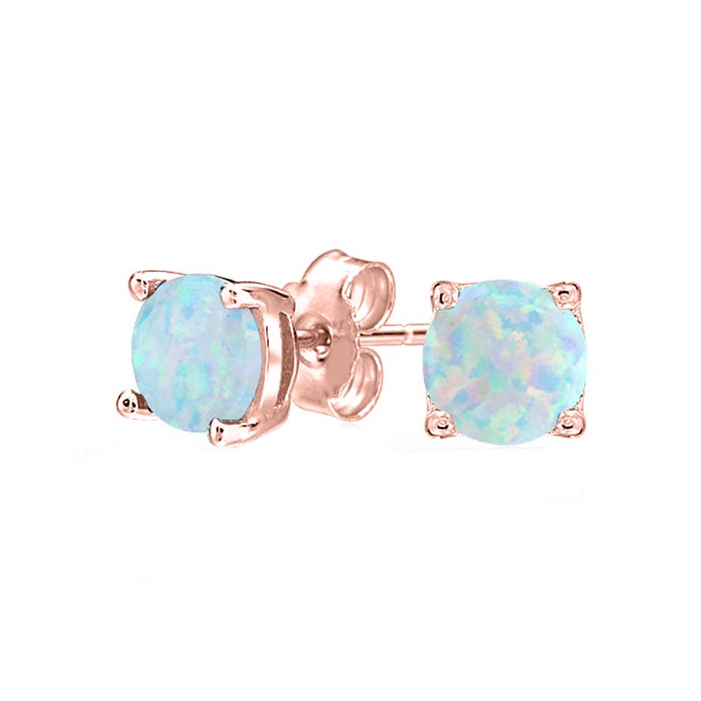 1.55 CTTW Oceanic Opal Classic Studs in 18K Gold Plating (Multiple