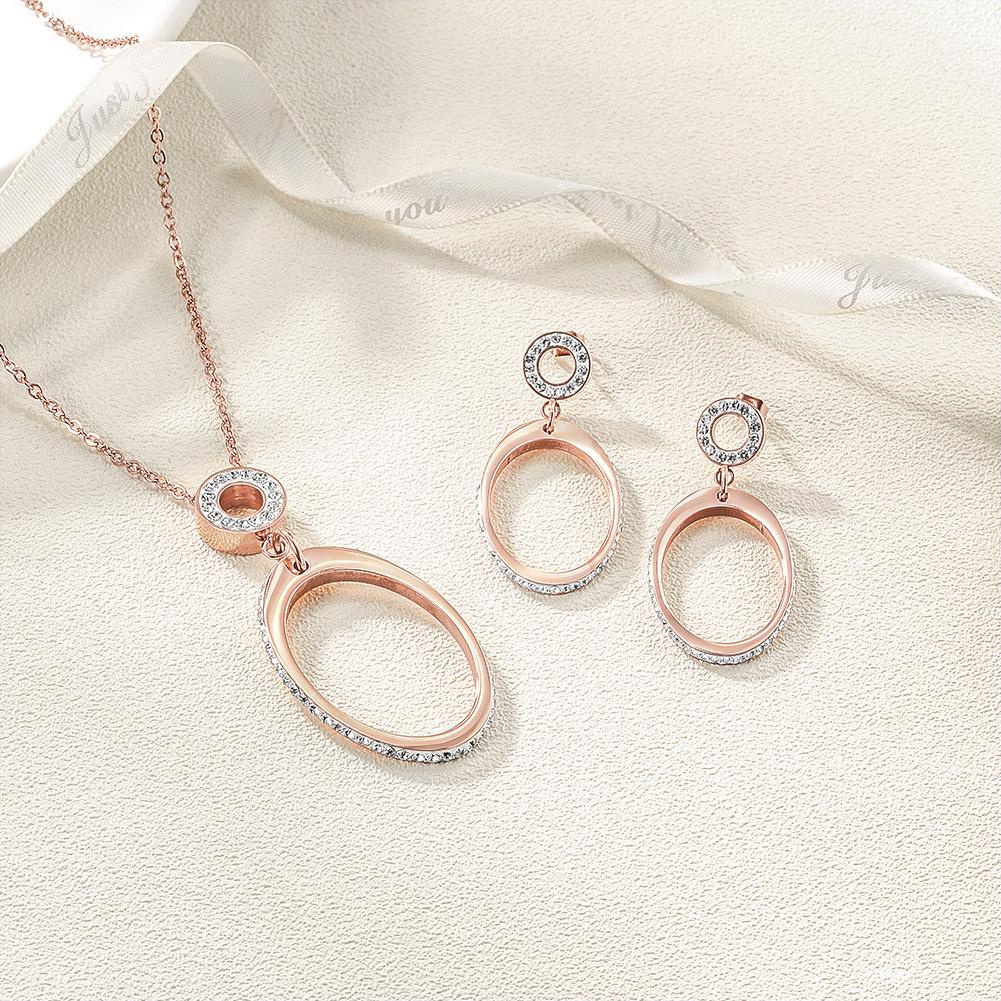 Oval Pendant Set