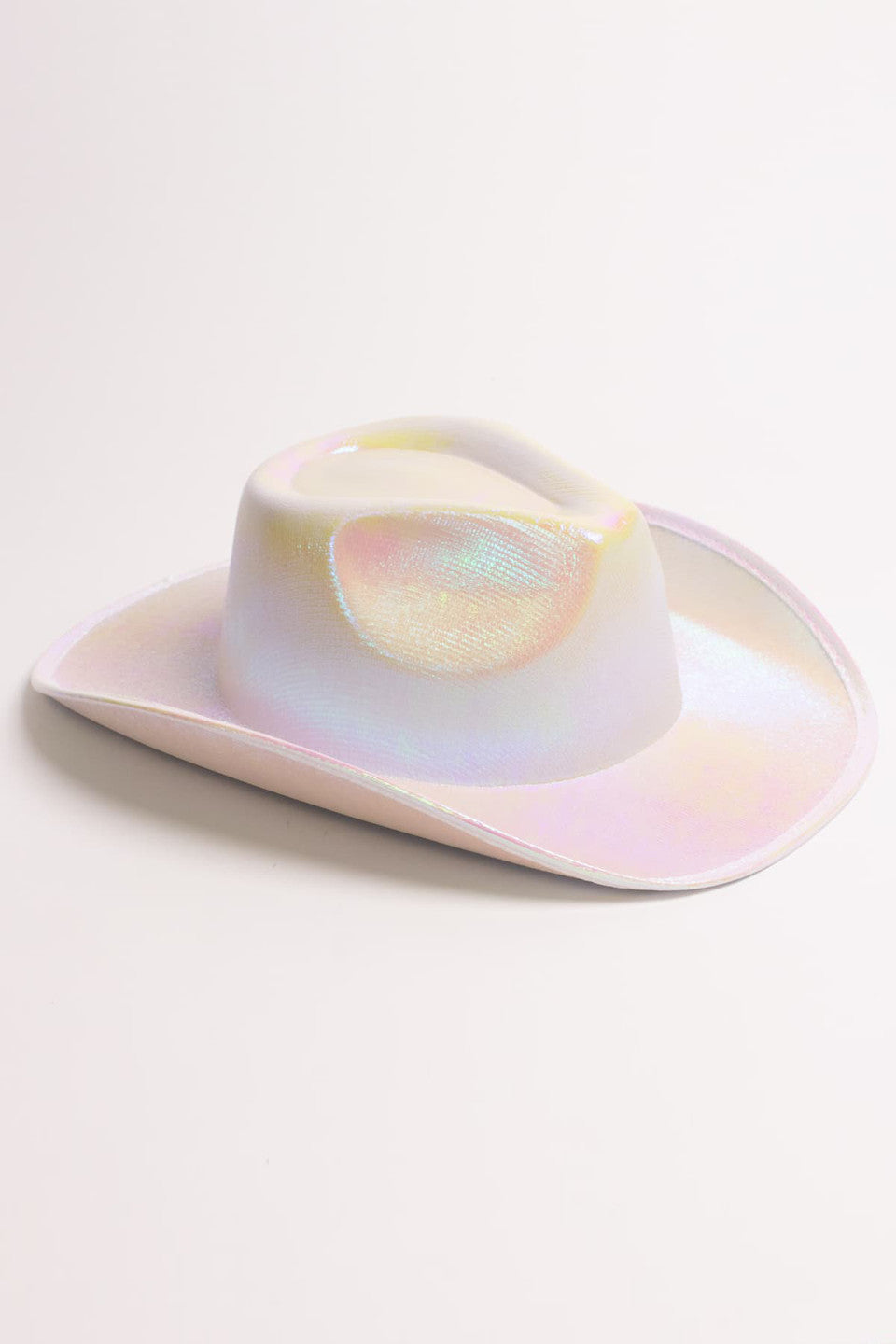 White Iridescent Cowboy Hat