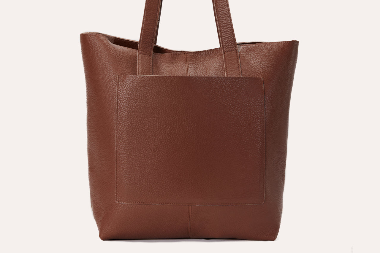 Journalist Tote (Genuine Leather)