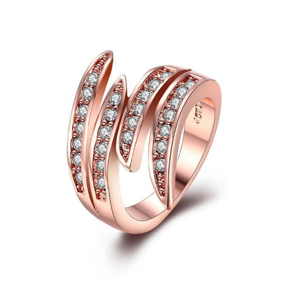 Swirl Cocktail Ring Made with  in 14K Rose Gold