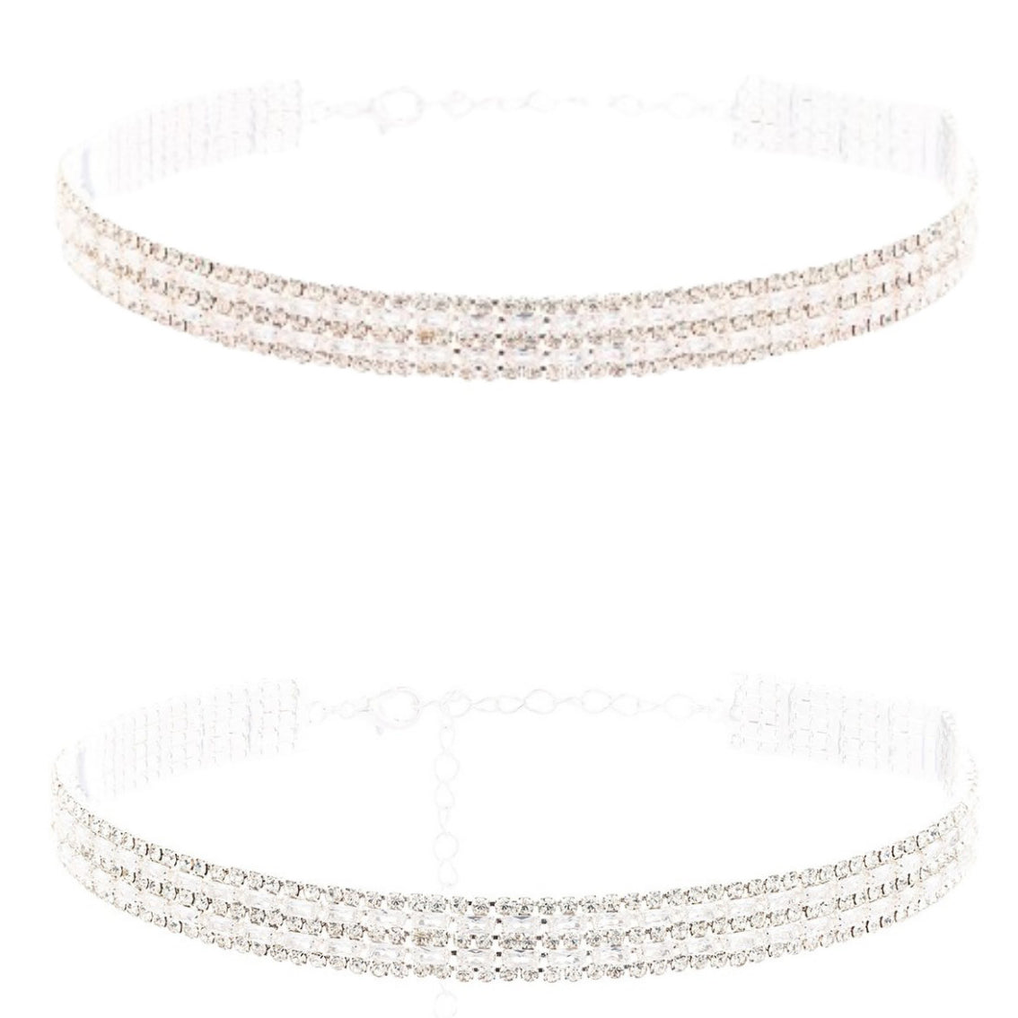 Crystal Baguette Choker