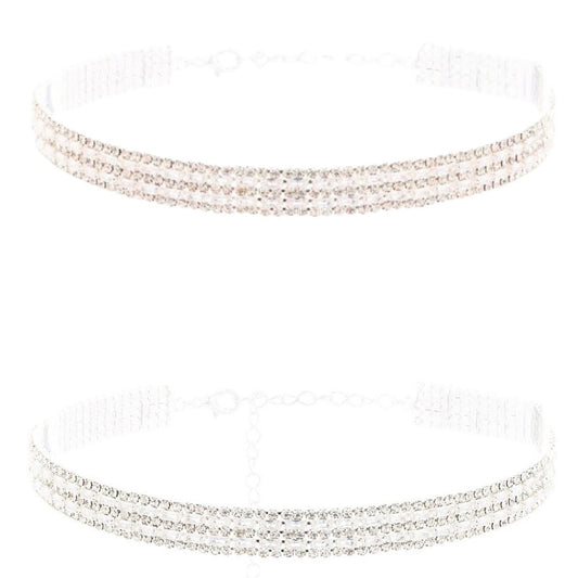 Crystal Baguette Choker