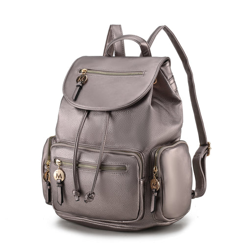 MKF Collection Ivanna Vegan Leather Women Oversize Backpack by Mia K