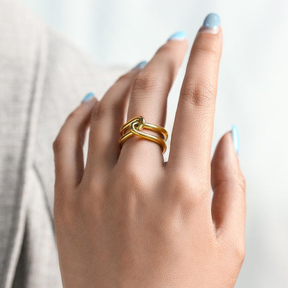 Gold Love Knot Ring