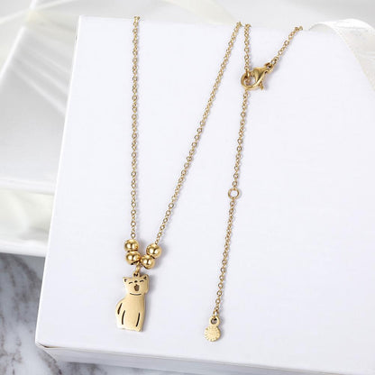 Cat Charm Necklace