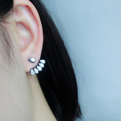 PAVÉ EAR JACKET EARRINGS