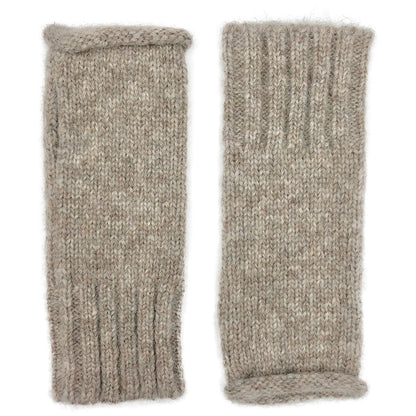 Beige Essential Knit Alpaca Gloves