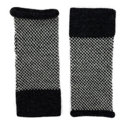 Midnight Interwoven Alpaca Gloves