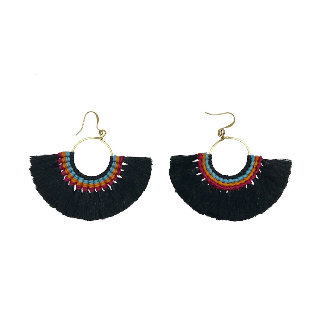 Tassel Fan Earrings