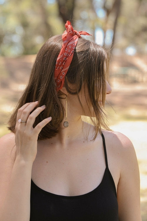 Daisy Flower Field Bandana