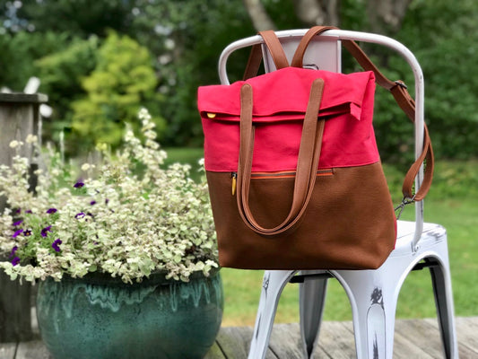 Greenpoint Convertible Backpack with Vegan Leather