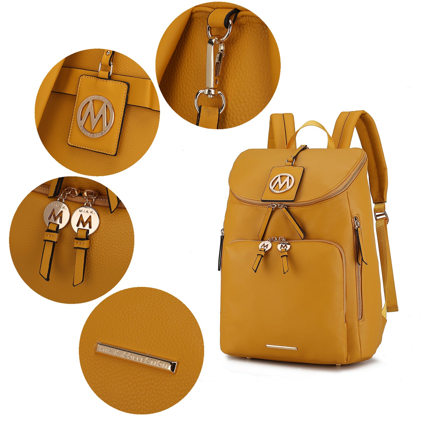 Angela Large Backpack Vegan Leather