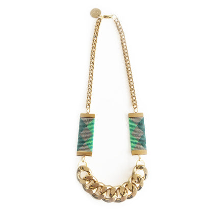 Priestess II Necklace - Pink / Green