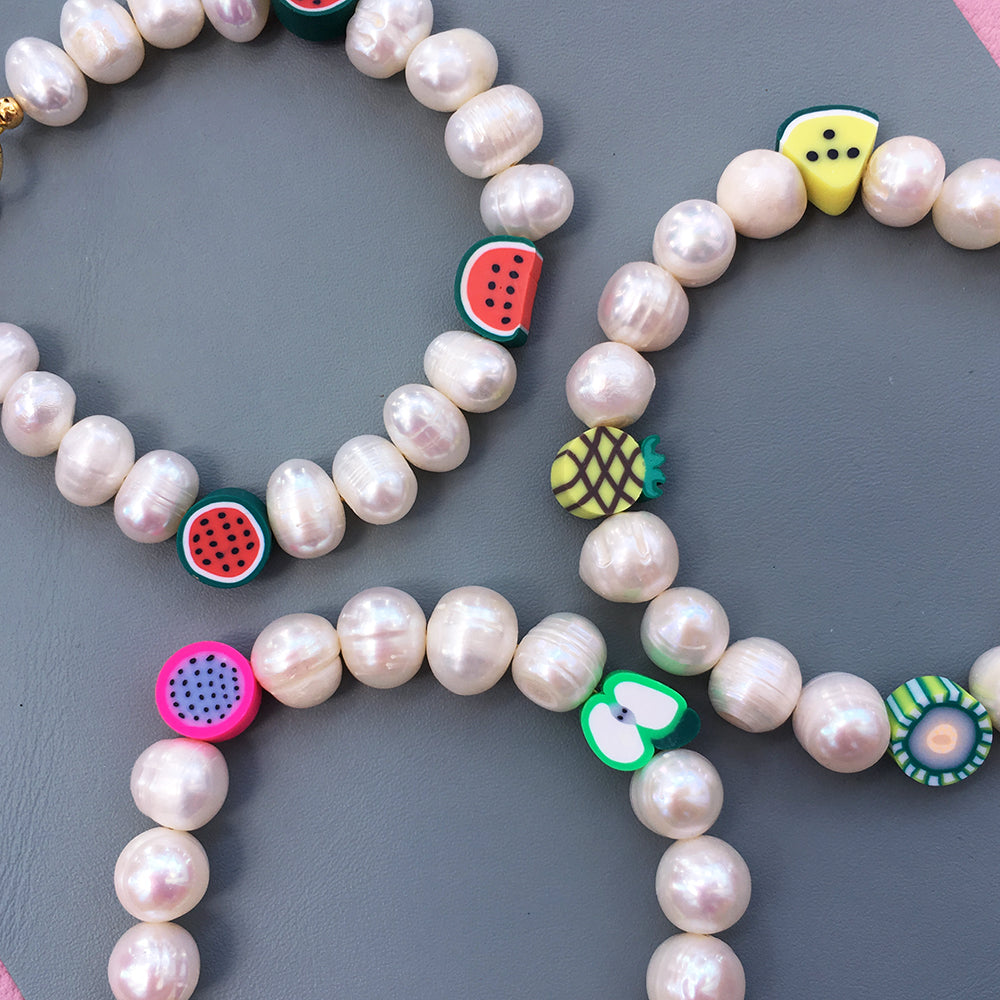 Pearl Fruit Bracelet - pick your own!