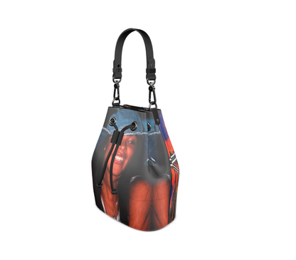 Nappa Leather Art Aaliyah Bag | featuring Art Remix on one side