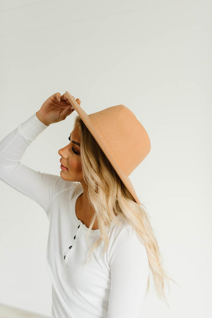 Wide Brim Felt Hat