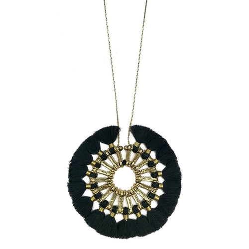 Tassel Halo Necklace