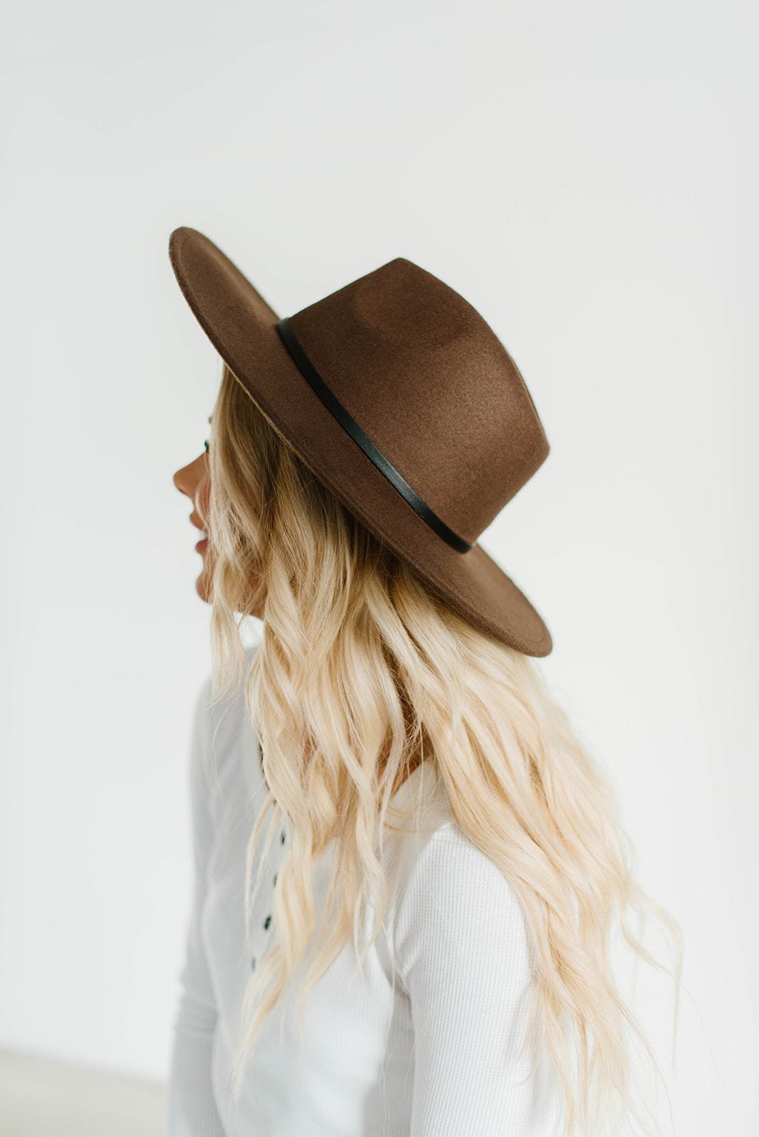 Wide Brim Felt Hat