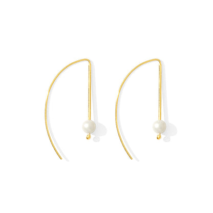 Freshwater Pearl Hook Earrings