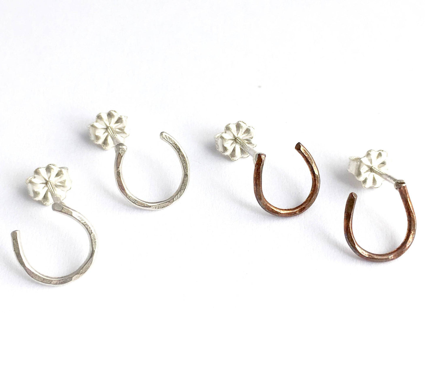 Lucky Horseshoe Stud Earrings